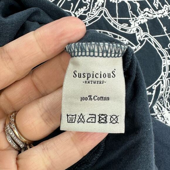 Tomorrowland x Suspicious Antwerp Oversized Tee – Navy Blue – Size Medium - Picture 6 of 8